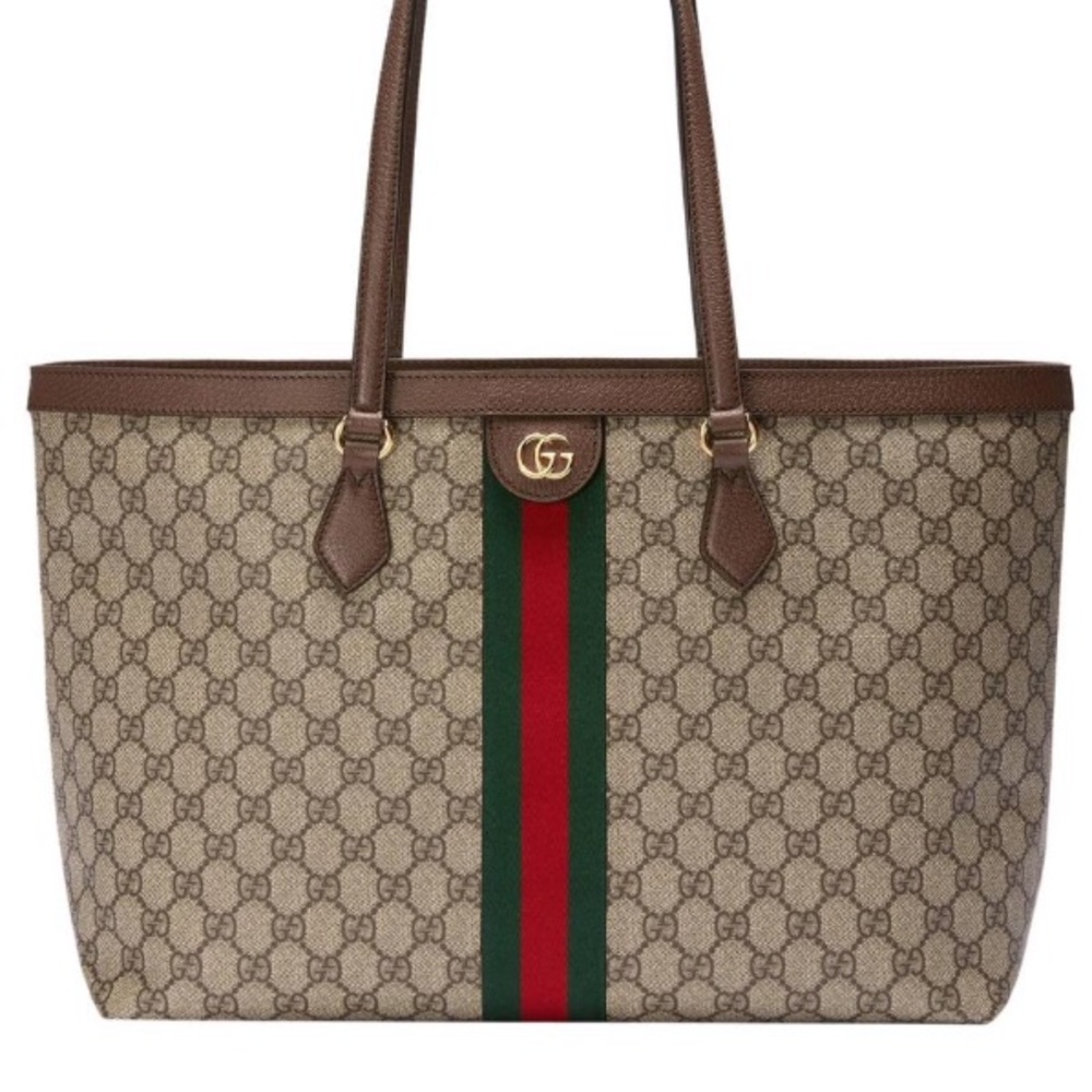 Gucci medium Ophidia GG supreme canvas tote bag.